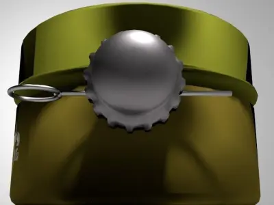 Landmine Anti Personnel Blast Mine 3D model