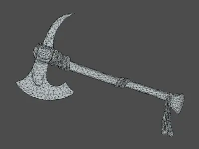 High Poly Detailed Arrow Quiver Fantasy 3D Model Low-poly 3D model