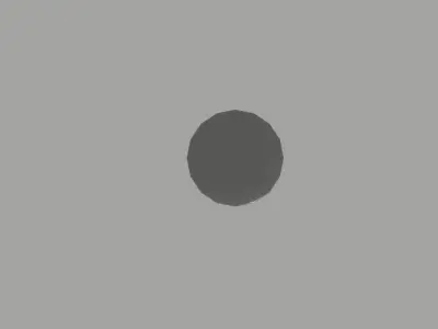 Nail low poly Low-poly 3D model