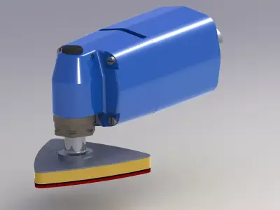 Sander polishing machine Free 3D model