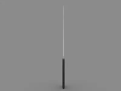 KNIFE Low-poly 3D model