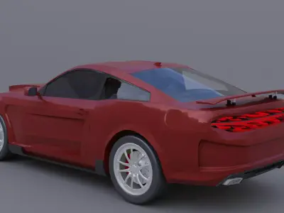 Generic Muscle car mark 2c 3D model