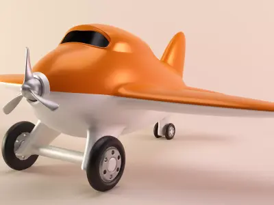 Toy Airplane 3D model shop