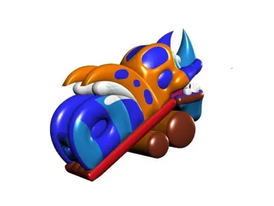   Beetle 3d model Rhinoceros 3D model