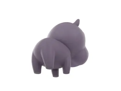 Character062 Hippo 3D model