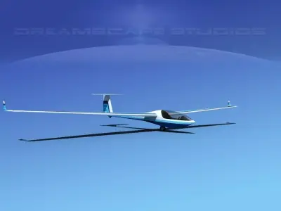 Glaser-Dirks DG-300 Glider V14 3D model