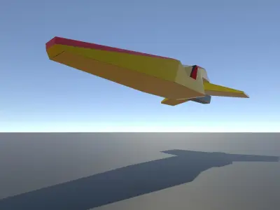 Space Ship - Game Ready 3D model