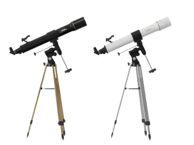 Telescope National Geographic BLENDER 3D Model Cycles 3D model