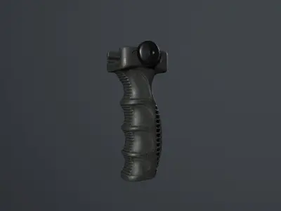 Tactical grip  Low-poly 3D model