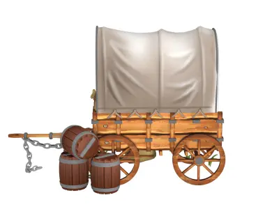 coach truck 3D model  high-poly 3D model