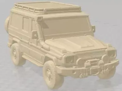 Mercedes Benz G Class W463 Radical Off Road Printable Car 3D print model