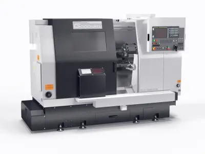 lathe turret machine GOODWAY GS-260MS Koordinate cnc 3D model