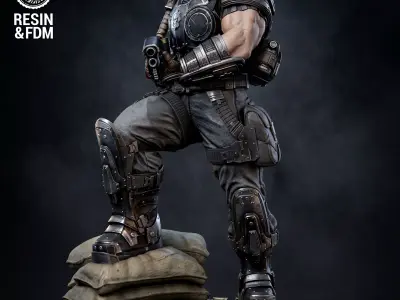 Wicked Video Games Dom Sculpture 3D print model