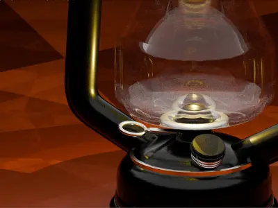 kerosene lamp  3D model