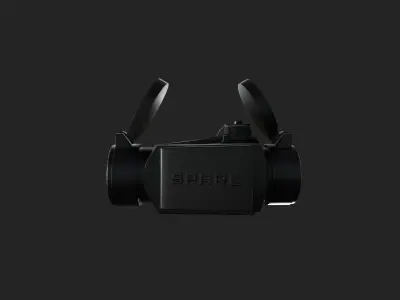 SPARC II RED DOT AIM Game Ready Low-poly 3D model