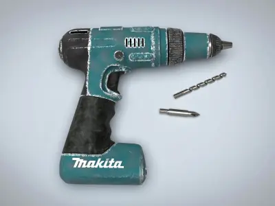 Cordless drill 3D model buy