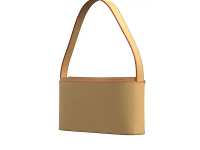 Carmel Leather Shoulder Bag 3D model