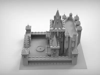 Castle lego 3D model