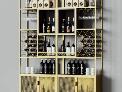 Homary Industrial Rack 3D model