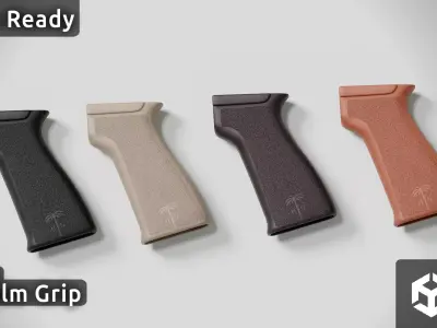 US Palm Grip Low-poly 3D model