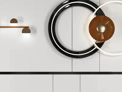 Wall Modern Luxury Hanger Light 3D model