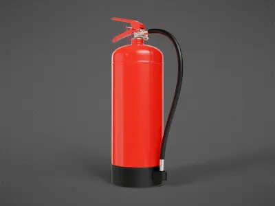 Wet Chemical Fire Extinguisher 3D model buy
