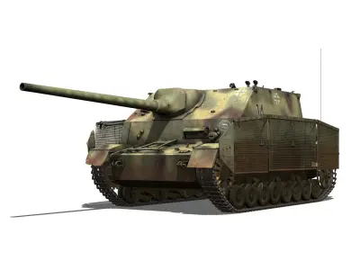 Jagdpanzer IV - L70 A - 14 3D model