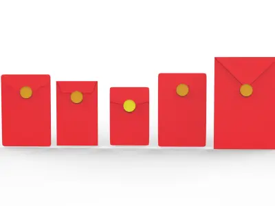 Red Envelope 3D model