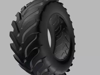 offroad tractor tire or Tyre  3D model
