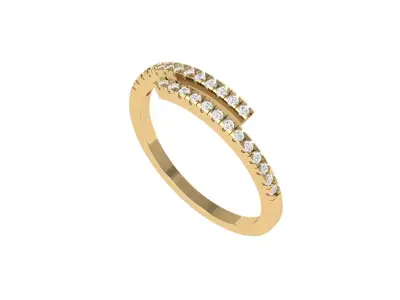 Wedding Ring 3D print model 60