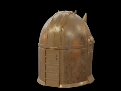 Mandalorian Armorer helmet 3D print model