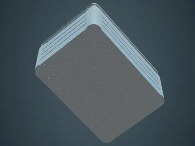 Crate 1A Low-poly 3D model