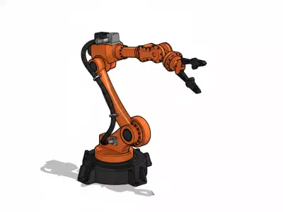 Industrial Robotic Arm- HighQuality Free 3D model