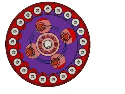 Cycloidal Gear Drive 3D print model