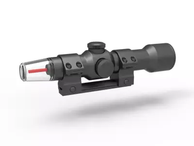 Scope for cosplay blaster 3D print model