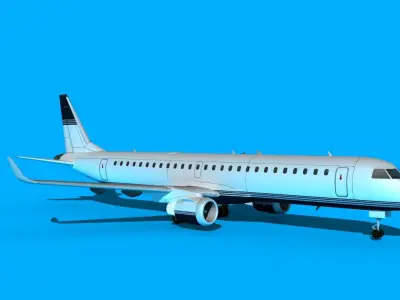 Embraer Emb-190 Corporate 1 3D model