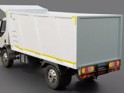 Kenworth K370 Tipper Truck 3D model