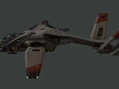 Phantom Aircraft Low-poly 3D model
