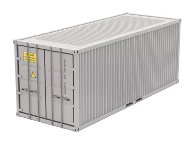 20 ft Container Battery Storage 3D model