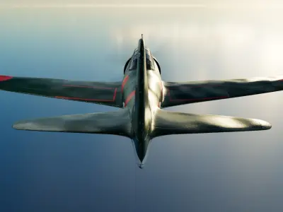 A6M5 Zero fighter 3d model 3D model