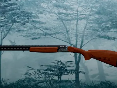 Shotgun Antonio Zoli Free 3D model
