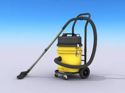 Industrial Vacuum Cleaner Free low-poly 3D model