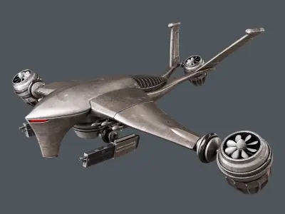 Hunter killer-drone 3D model