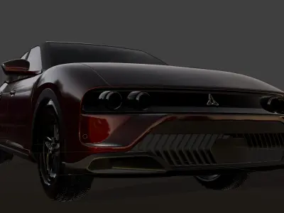 2027 Dodge Journey RT Hurricane i6 Hybrid Free 3D model