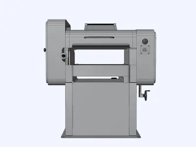 Thickness Planer Low-poly 3D model