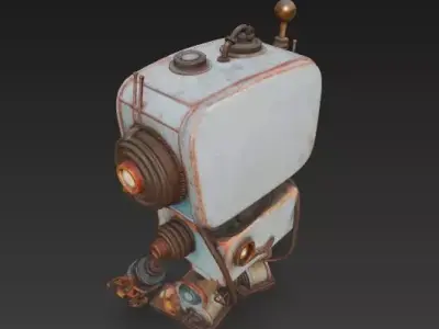 Scrapbot Mechanic 1 3D model