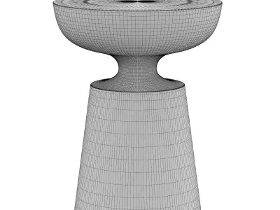 Cruz End Table 3D model