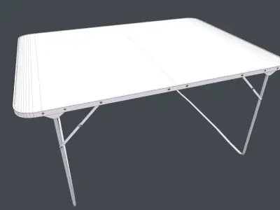 3D Military metal table model Free low-poly 3D model