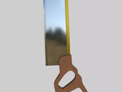 Tenon Saw Low-poly 3D model