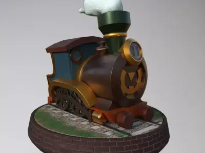Zelda Spirit Tracks train Miniature 3D print model